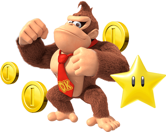 Take Part In Dozens Of Minigames To Gain Coins, And - Super Mario Party Donkey Kong (674x495), Png Download