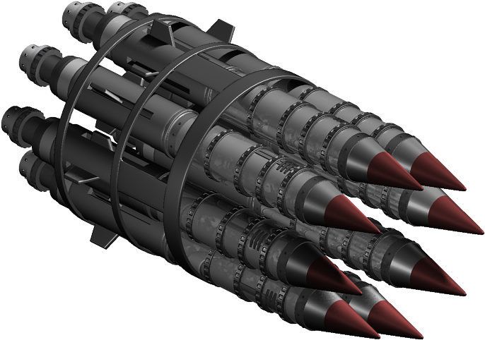 Make It Rain - Missile (731x528), Png Download