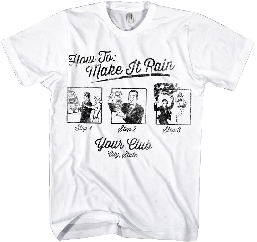 Make It Rain Guide Vc1052pb - John Cooper Clarke T Shirt (897x897), Png Download