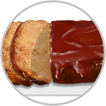 Meatloaf (362x362), Png Download