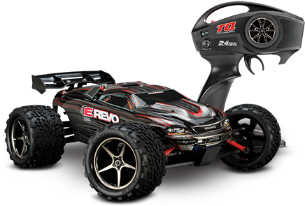Traxxas Is Ready To Race - Traxxas E-revo Vxl 1/16 4wd Monster Truck W/ Tsm 71076-3 (446x304), Png Download