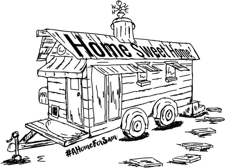 Tiny Home For Sam - Car (800x800), Png Download