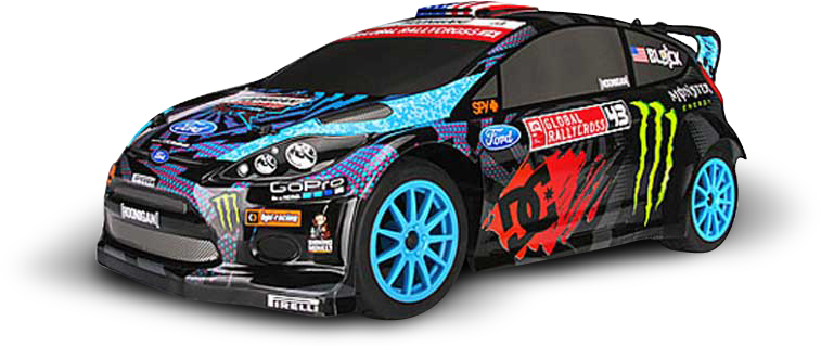 Hpi 112868 Racing 1/8 Ken Block Wr8 3.0 Ford Fiesta (942x372), Png Download