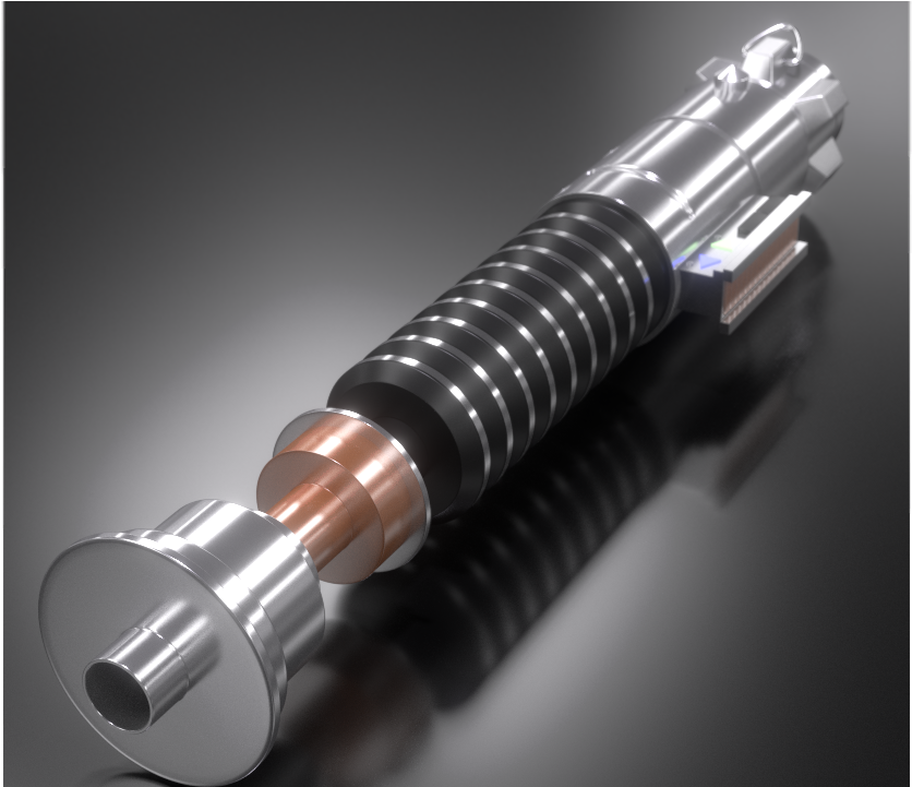 Luke's Lightsaber Made In Blender - Tool (1280x720), Png Download