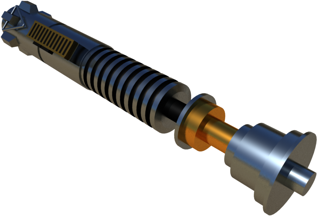 The Next Lightsaber I Started Working On Was The One - Firearm (1280x720), Png Download