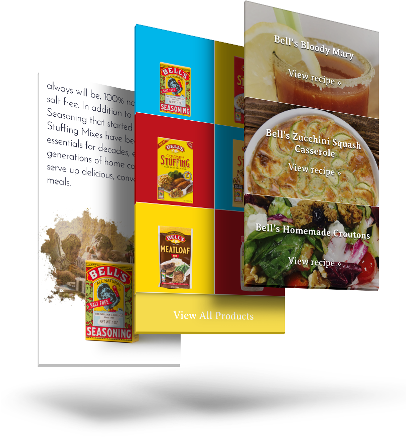 A Vibrant Bell's Experience Made For All Devices - Responsive Web Design (808x923), Png Download