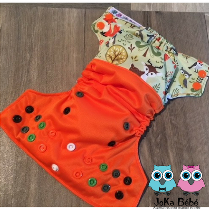 Cloth Diaper Forest Animals - Protects Health Card, Passport Or Checkbook, Heart, (1300x731), Png Download