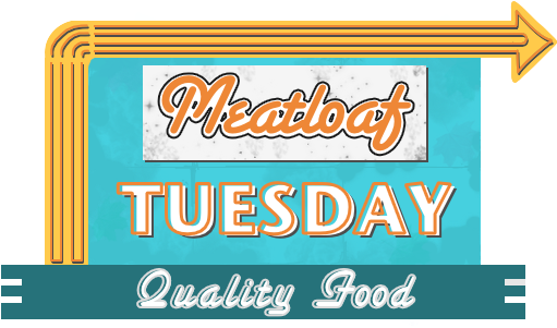 Meatloaf Tuesday - Calligraphy (600x350), Png Download