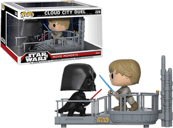 Darth Vader And Luke Skywalker Cloud City Duel Movie - Funko Pop Star Wars Movie Moments (600x600), Png Download