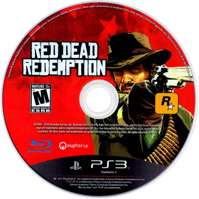 Red Dead Redemption - Red Dead Redemption Disc (640x640), Png Download