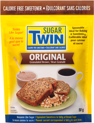 Original Granulated Brown Pouch - Sugar Twin Granulated Brown Sweetener 50 G (400x400), Png Download