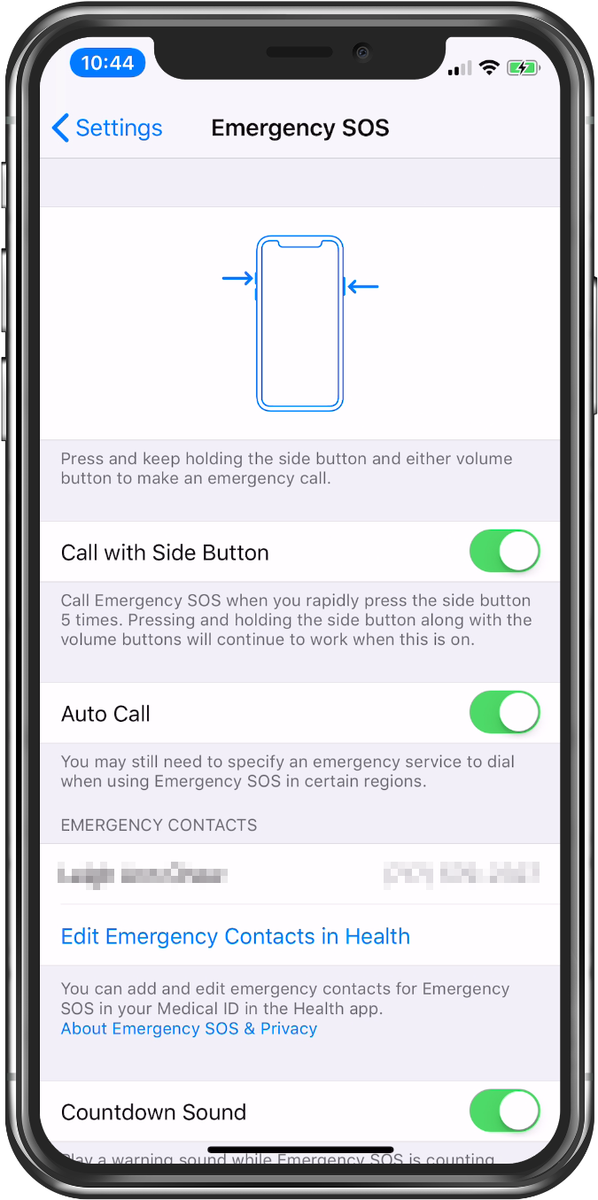 Go To Settings > Emergency Sos, And Turn On The Call - Msn Messenger 4.6 (720x1417), Png Download