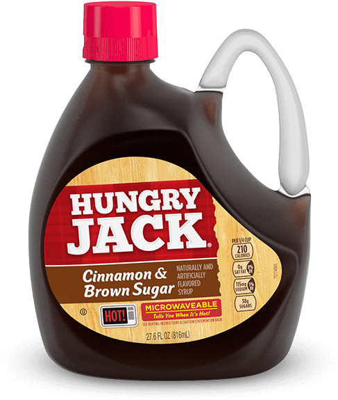 Cinnamon & Brown Sugar Syrup - Hungry Jack Syrup (550x622), Png Download