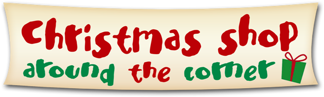 Christmas Shop Around The Corner (cd Preview Pack) (640x192), Png Download