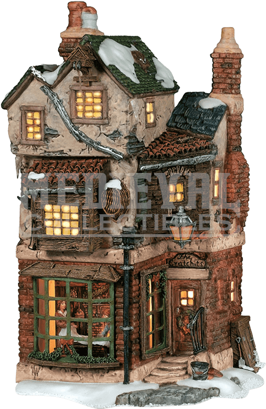 Dickens A Christmas Carol By Department - Department 56 Dickens Village Cratchits Corner (850x850), Png Download