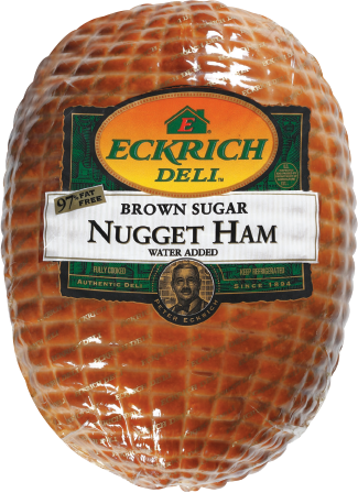 Brown Sugar Nugget Ham - Eckrich Honey Loaf 1/2 Loaf Deli - Loaves (325x448), Png Download