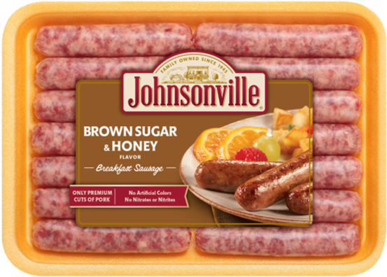 Brown Sugar & Honey Breakfast Sausage Links - French Toast Breakfast Sausage (589x424), Png Download