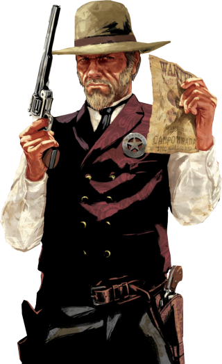Marshall Johnson Red Dead Redemption (320x523), Png Download