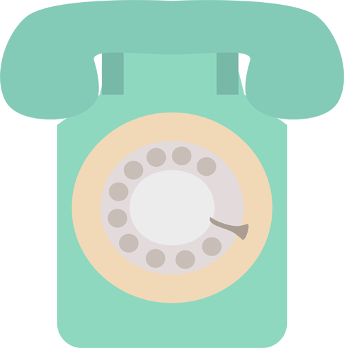 #pp-1774 Rotary Phone - Circle (500x507), Png Download