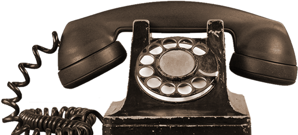 Old Rotary Phone - Respected Sir (1300x463), Png Download