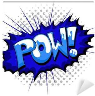 Comic Expression Vector Text Wall Mural • Pixers® • - Free Pow Clip Art (400x400), Png Download