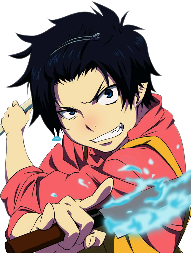 Report Abuse - Blue Exorcist Rin (735x976), Png Download