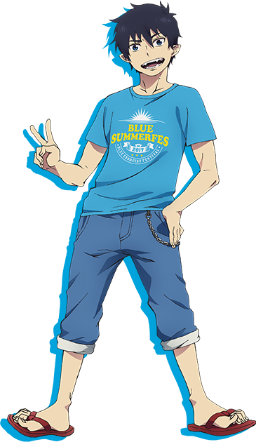Rin Okumura Blue Exorcist Rin, Ao No Exorcist, Awesome - Ao No Exorcist Summerfes 2017 (365x630), Png Download