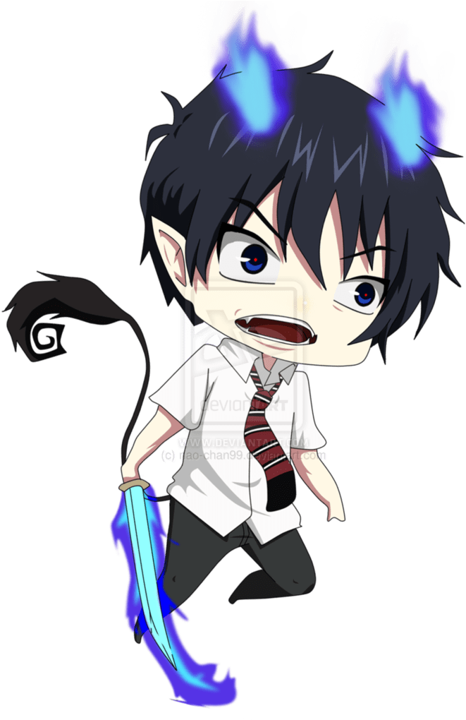 Okumura Rin Chibi (774x1032), Png Download