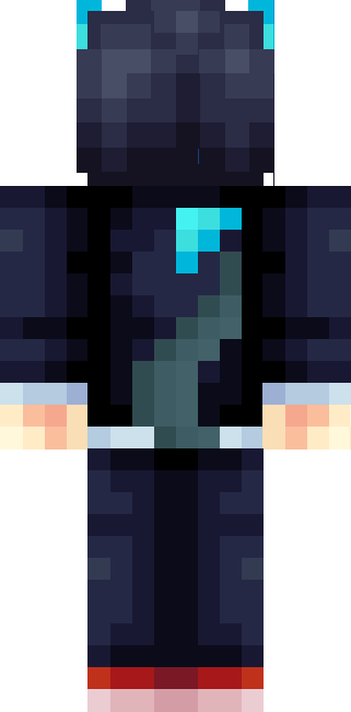 Minecraft Skin Ao No Exorcist (321x651), Png Download