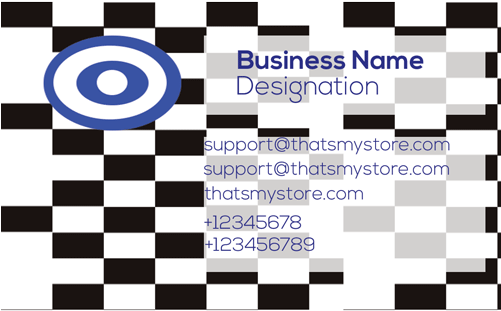 Designer Business Card Template - Circle (500x500), Png Download
