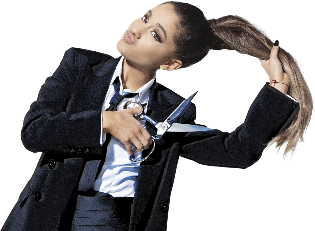 Ariana Grande Cutting Her Hairs Off Png Image - Ariana Grande 2016 Png (1024x751), Png Download