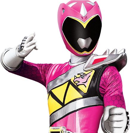 She Is Clumsy And Disinterested In All Things That - Ranger Pink Dino Charge (510x445), Png Download