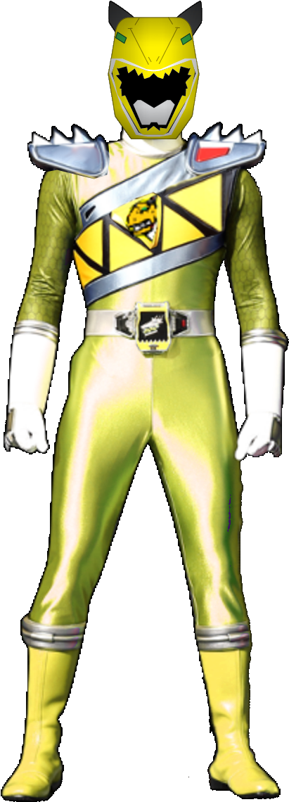 Dino Charge Nova Yellow - Power Rangers Dino Charge Yellow (474x1160), Png Download