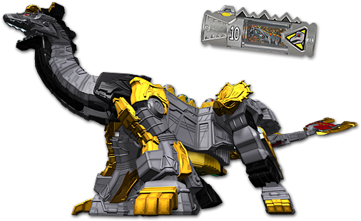 Bragigas - Power Rangers Dino Charge Zords (505x340), Png Download