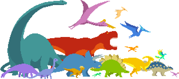 Low Resolution Games For The Good People Of Earth - Dino Run (620x300), Png Download
