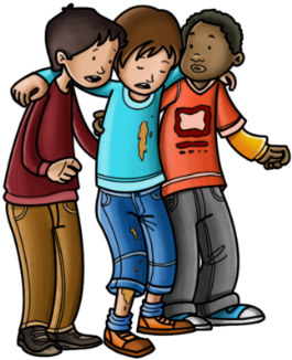 Cartoon Characters, Animals, And Plants - Cartoon Of Someone Helping Someone (420x420), Png Download