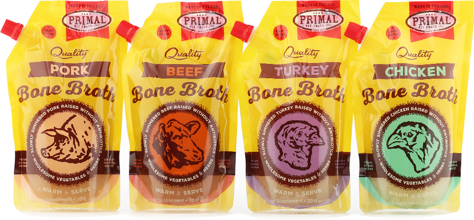 Primal Bone Broth - Primal Pet Food Bone Broth (952x443), Png Download