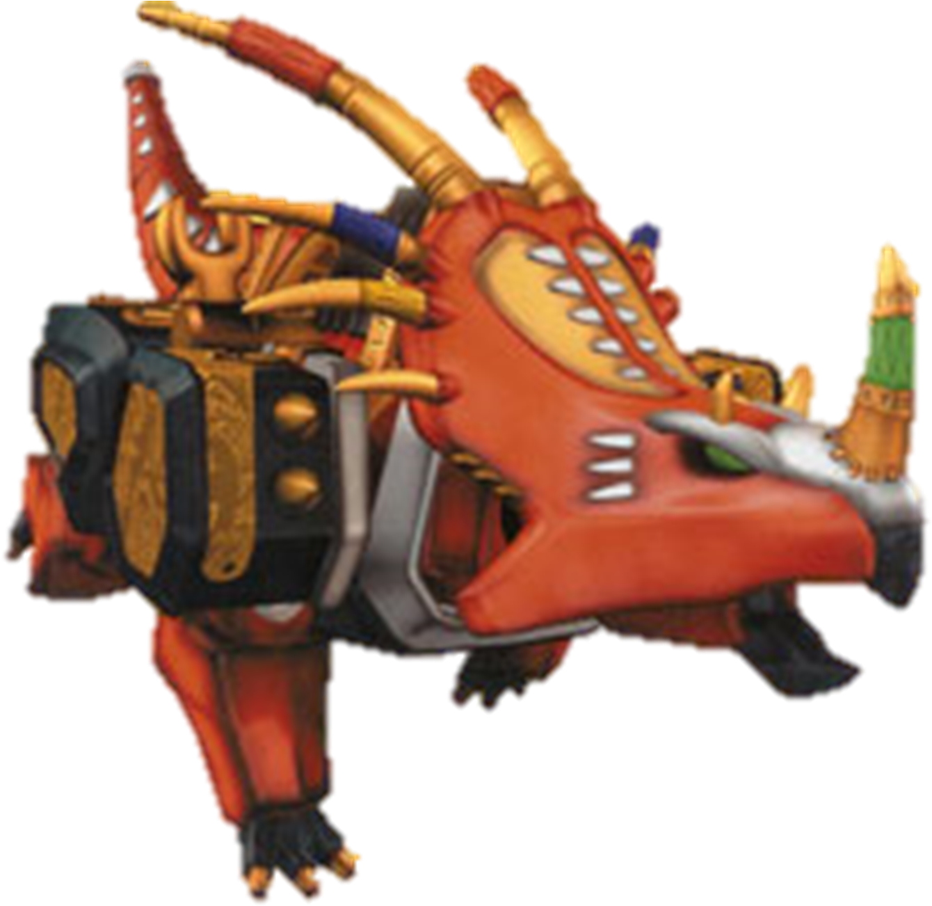 The Triassic Ranger, Pulling A Large Vehicle To Carry - Power Rangers Dino Thunder Mezodon (1398x1339), Png Download