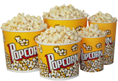 Popcorn Bucket Png Photos - Large Tub Of Popcorn (473x423), Png Download
