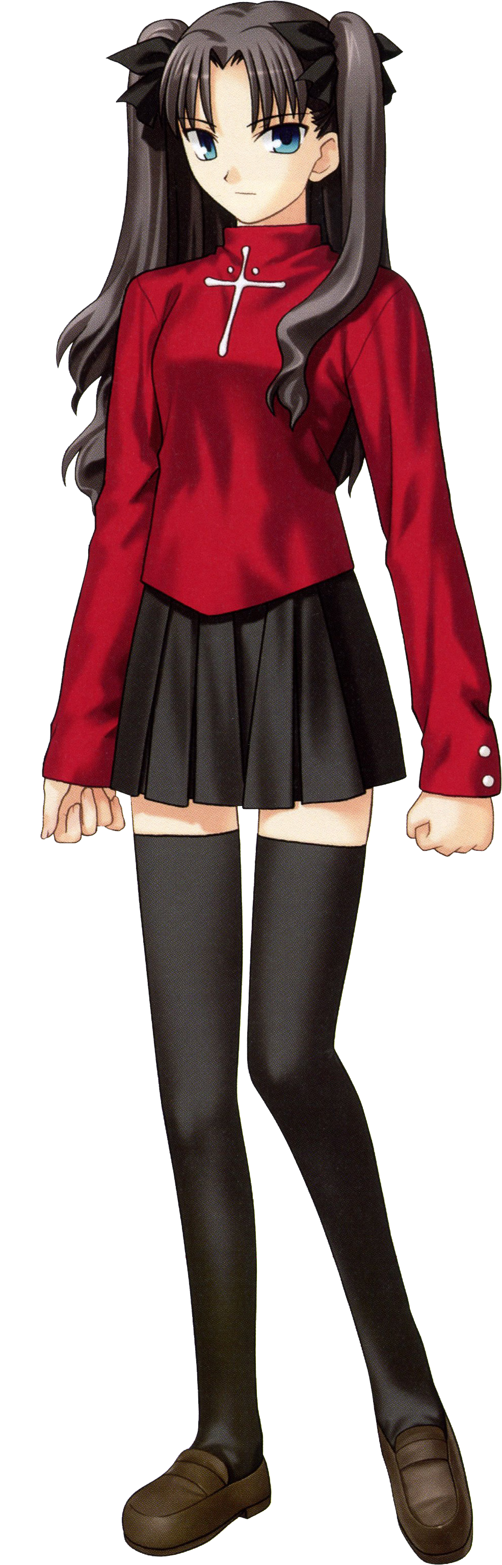 Tohsaka Rin - Fate Stay Night Rin (1500x3143), Png Download