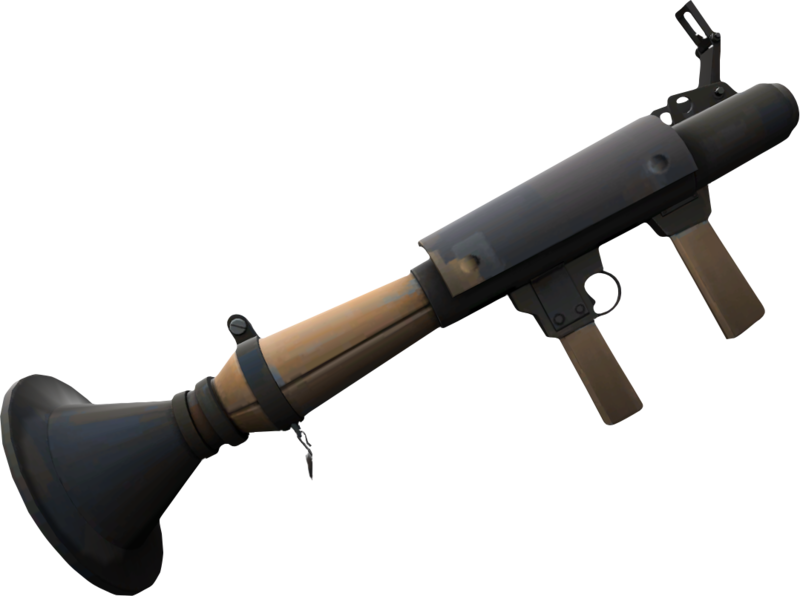 Image - Tf2 Rocket Launcher Png (800x596), Png Download