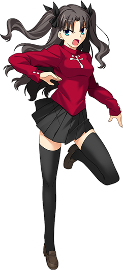 Rintohsaka - Fate Stay Night Tohsaka Rin Cosplay Costume (242x530), Png Download