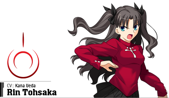 Fate Stay Night Rin Tohsaka Cosplay Costume (560x326), Png Download