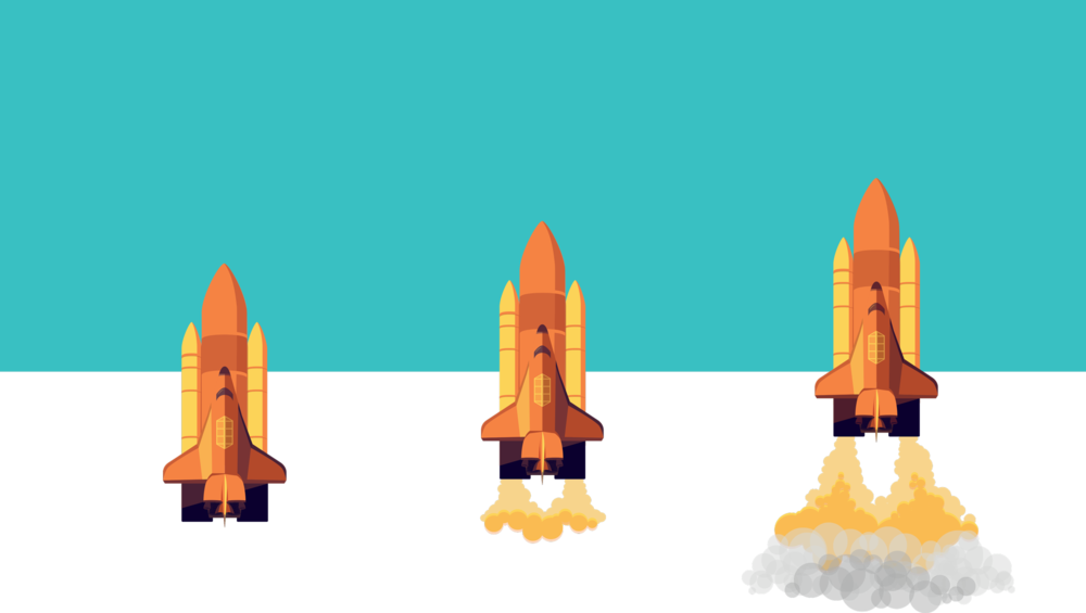 Rocketlaunch - Portable Network Graphics (1000x565), Png Download
