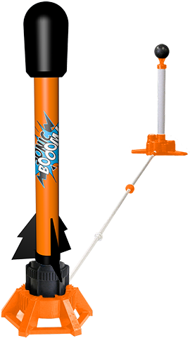 Estes 2 Sonic Booom Air Rocket Launch Set (359x500), Png Download