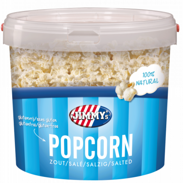 Jumbo Bucket Popcorn Sweet - Jimmy's Popcorn (600x600), Png Download
