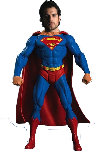 Be The First To Comment On "henry Cavill - Dc Comics Superman Batman Series 6 Superman Action (335x522), Png Download