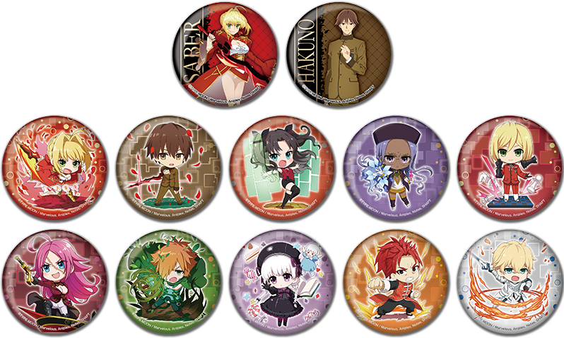 Fate/extra Last Encore Rin Tohsaka Collab Exclusive - コラボ カフェ 缶 バッチ (798x479), Png Download