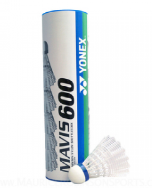 Yonex Mavis 600 Nylon Shuttlecock - Yonex Mavis 350 Slow Speed Nylon Shuttlecock - 6 Count (600x600), Png Download