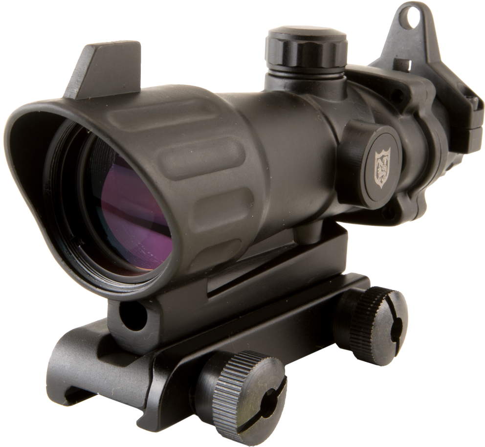 Nikko Stirling Nslx2 Red Dot Sight - Nikko Stirling Acog - 4x32 Mil Dot Reticle - Universal (1024x1024), Png Download
